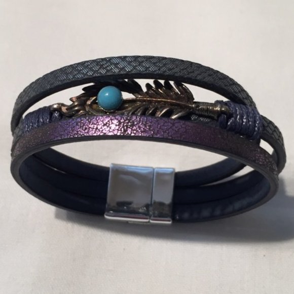Unique Three Band Bracelet - Picture 1 of 4